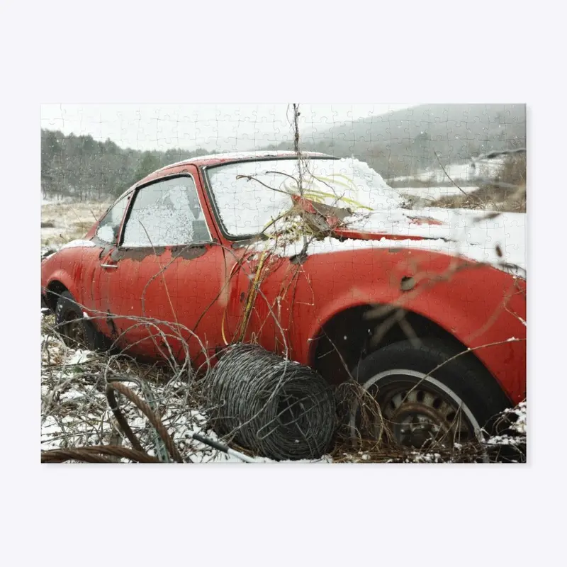 Opel GT in Snow